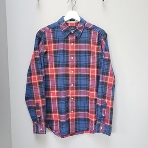 American Eagle Plaid Button Down Shirt Size M